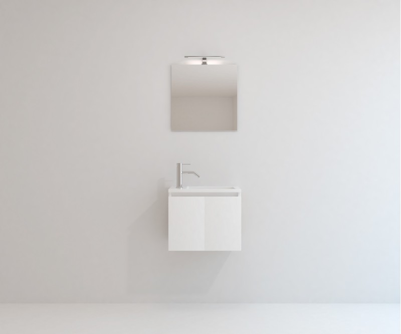 Pack ONET + lavabo + espejo + foco LED