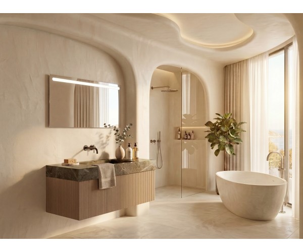 Pack NEOUVIELLE + lavabo Dekton + espejo LED 2