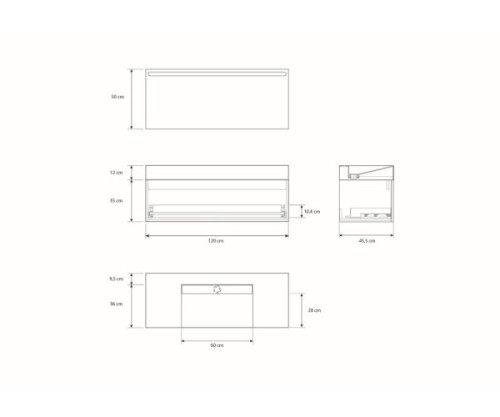 Pack NEOUVIELLE + lavabo Dekton + espejo LED
