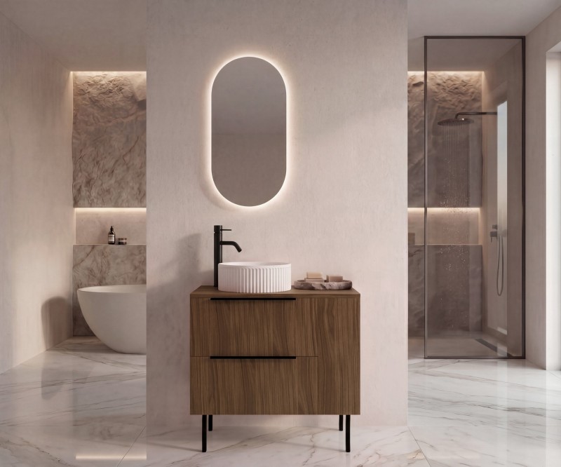 Pack NANTERRE + lavabo estriado