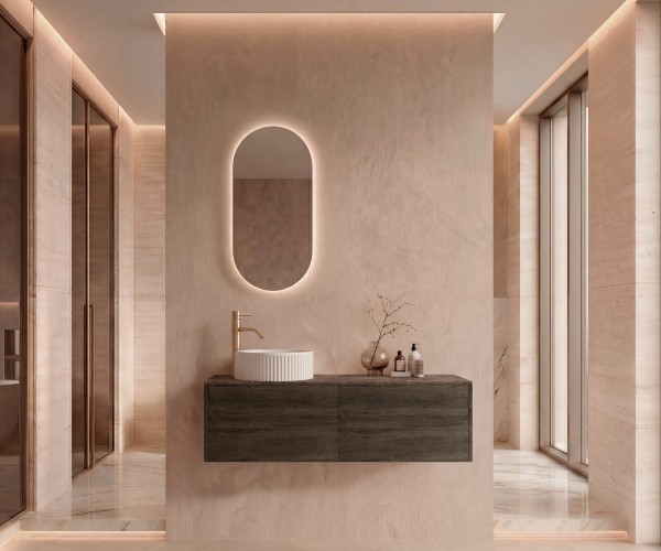 Pack ROCHELLE + encimera Dekton + lavabo estriado 2