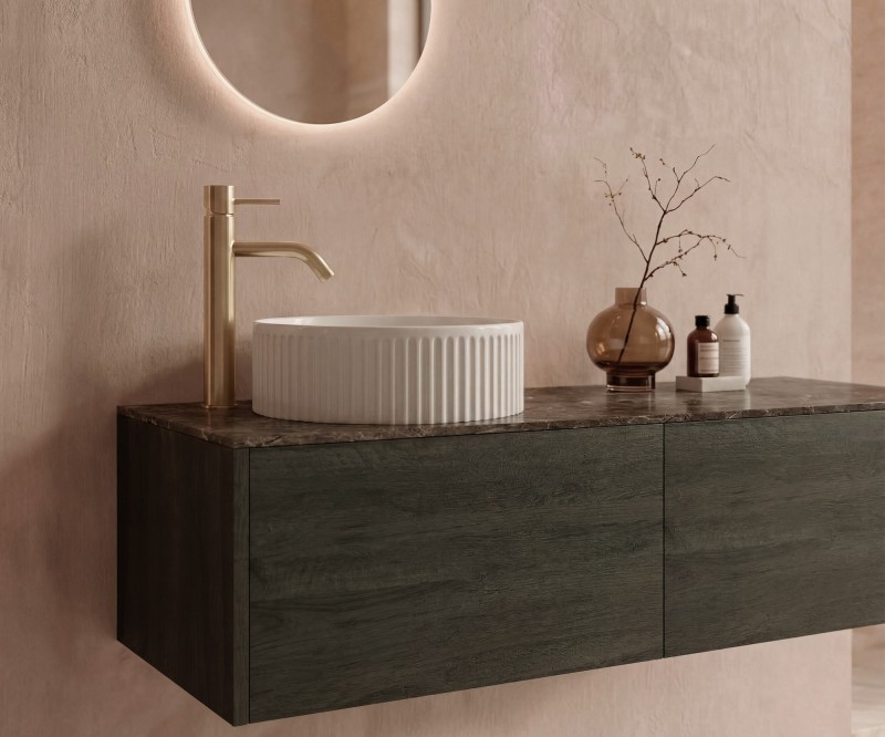 Pack ROCHELLE + encimera Dekton + lavabo estriado