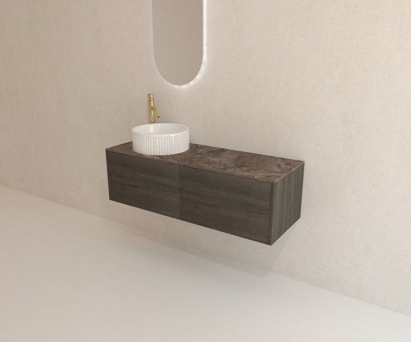 Pack ROCHELLE + encimera Dekton + lavabo estriado