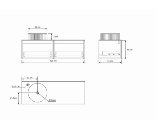 Pack ROCHELLE + encimera Dekton + lavabo estriado