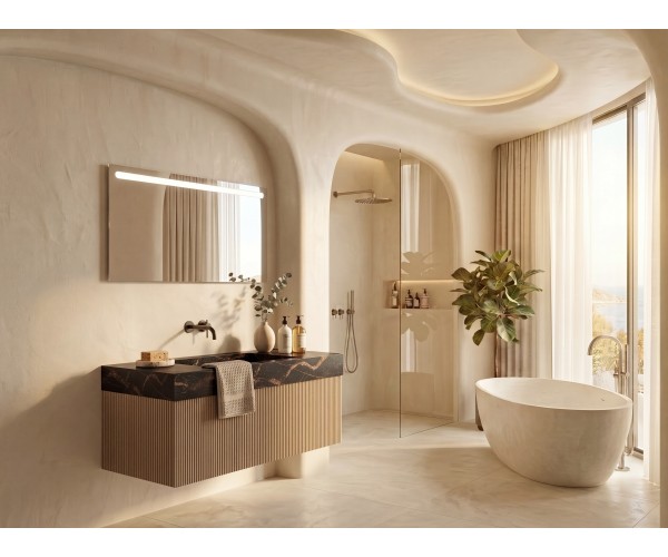 Pack NEOUVIELLE + lavabo Dekton + espejo LED