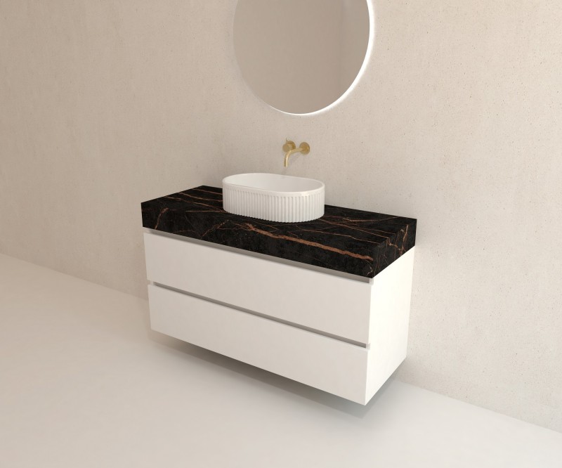Pack BRIARE + encimera Dekton + lavabo estriado
