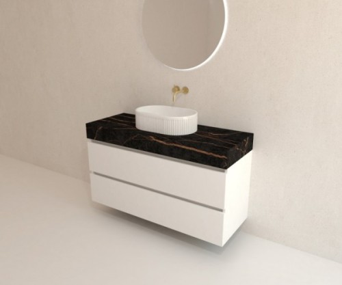 Pack BRIARE + encimera Dekton + lavabo estriado