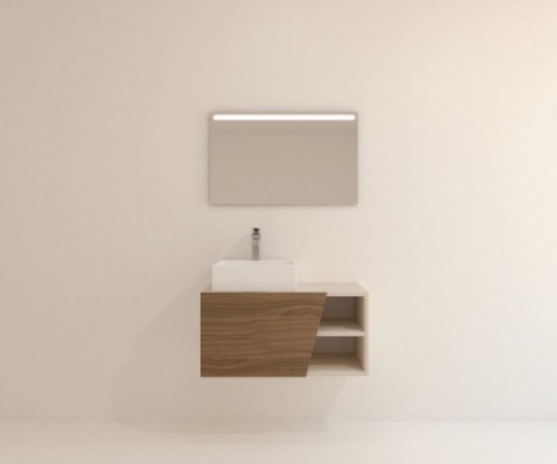 Pack CANNES + espejo LED + lavabo